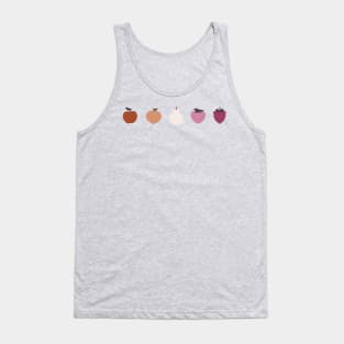 Lesbian Flag Fruit Design Tank Top